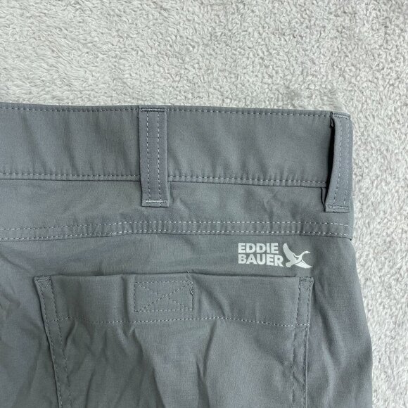 NWOT Eddie Bauer Rainier 10” Tech Shorts Men’s 36 Cargo Outdoor Gray J181 - Picture 6 of 7